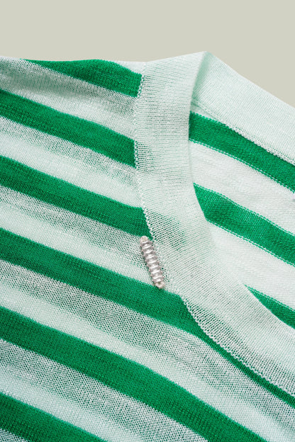 Maglia in lino maniche lunghe
