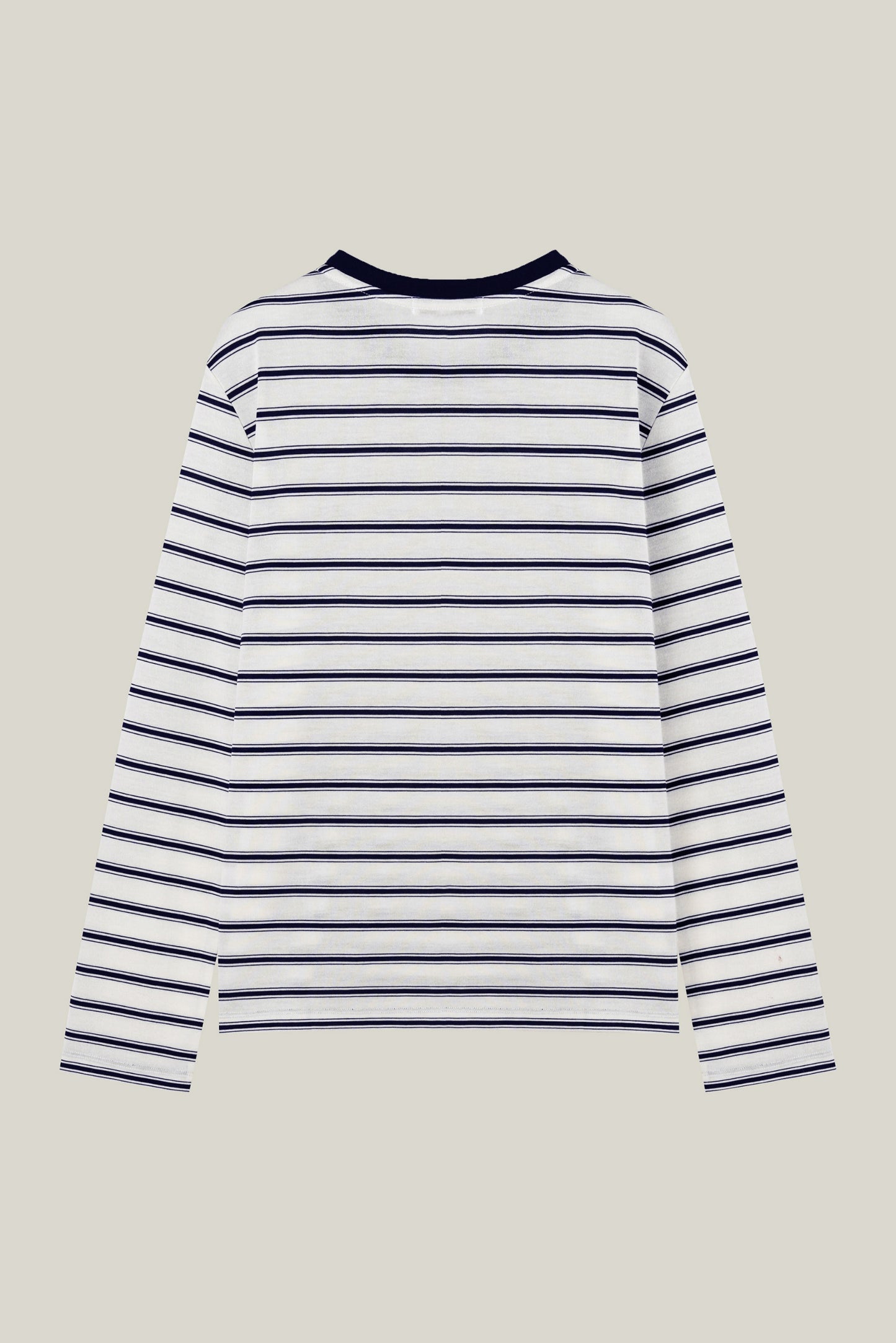 Striped sweater with bee motif