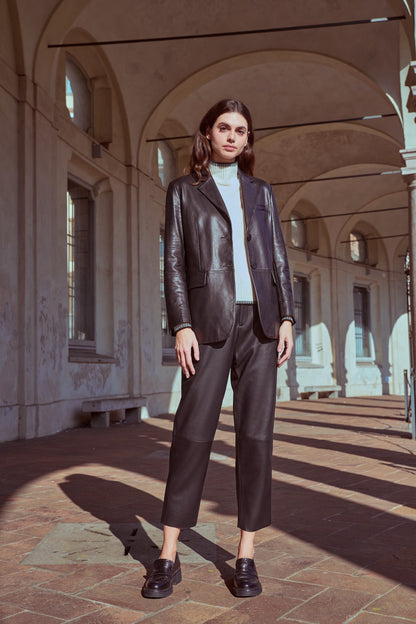 Pantalone in pelle di pecora
