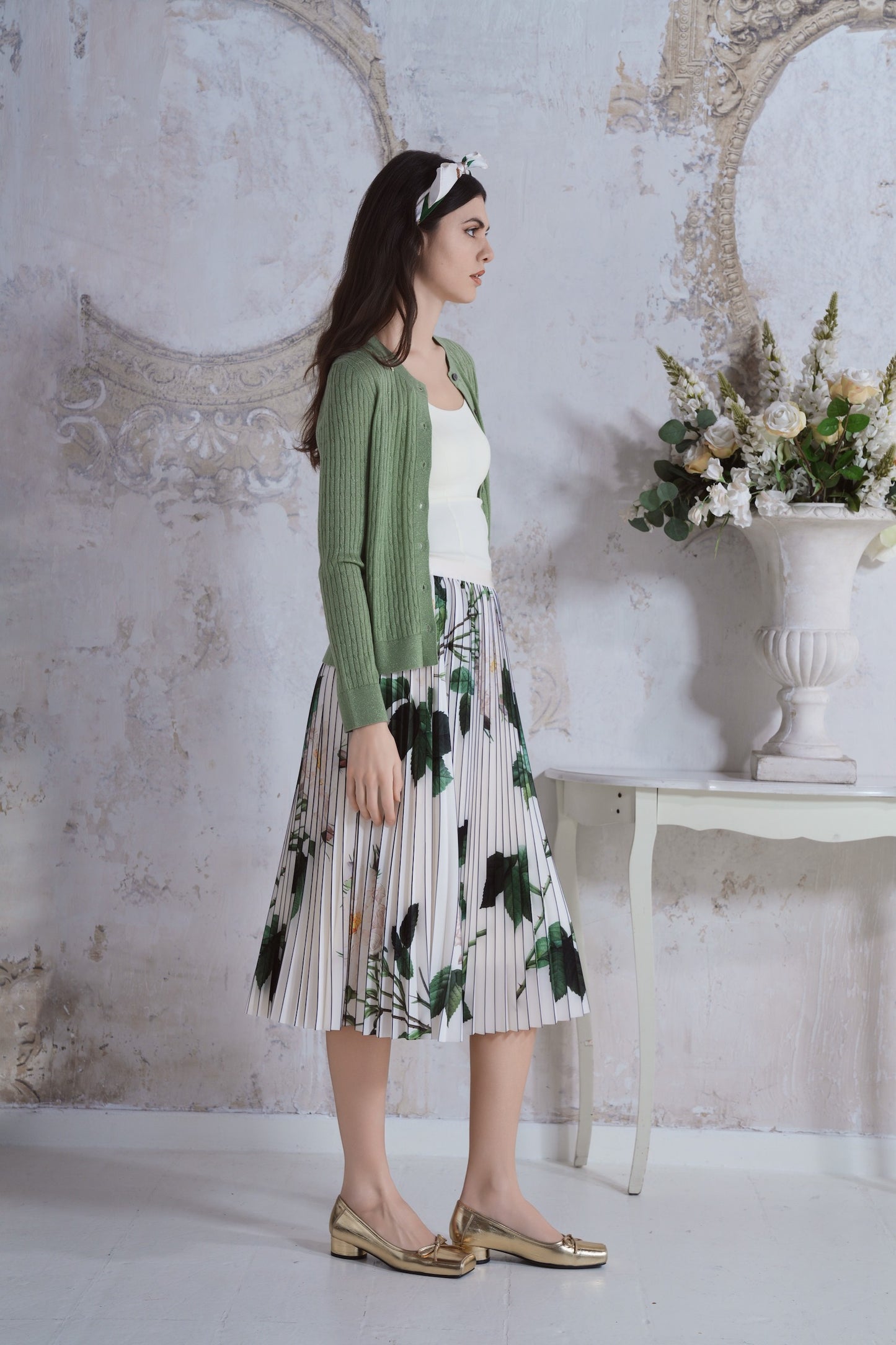 Pleated skirt