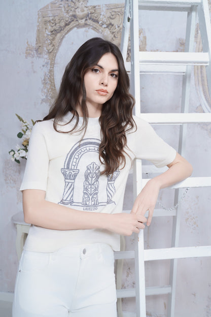 Maglia con stampa