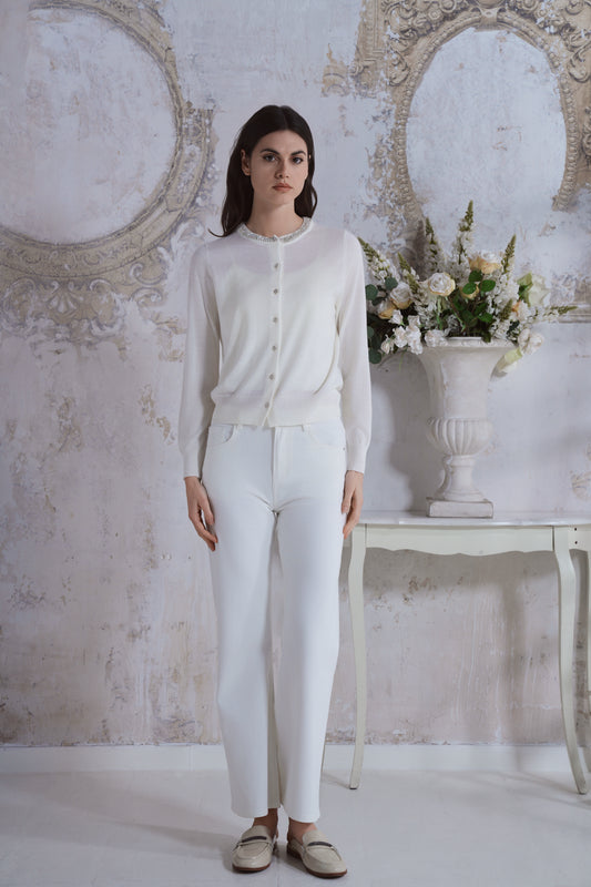 Pantalone a gamba dritta