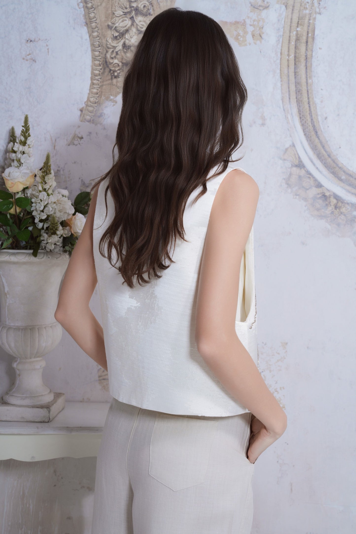 Gilet ricamato