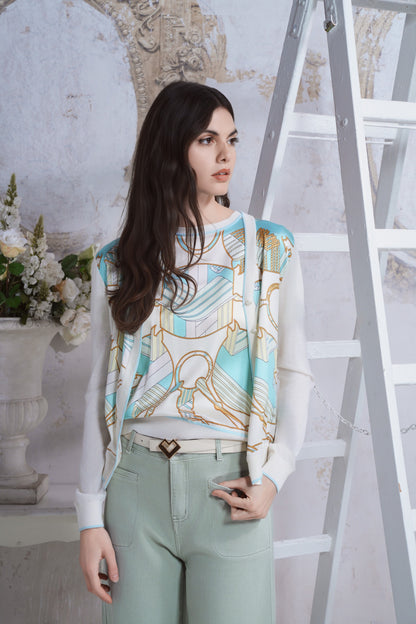 Silk cardigan