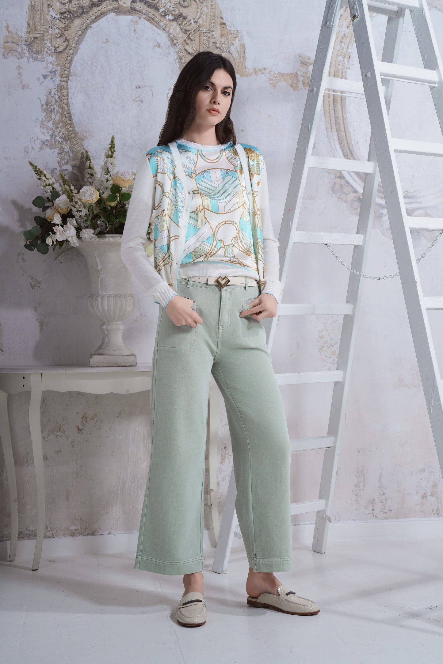 Silk cardigan