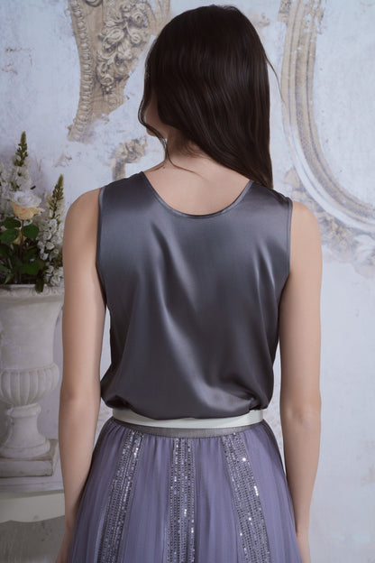Satin silk top