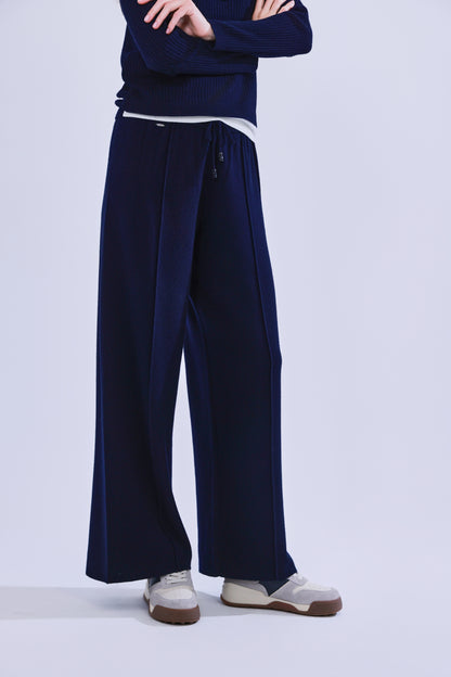Pantalone - Completo pantalone e maglia finto doppio in lana
