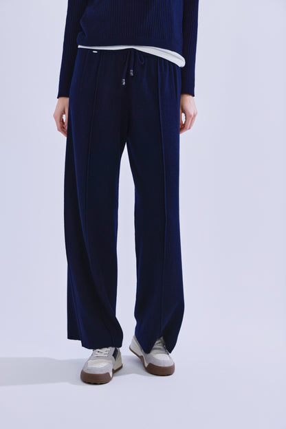 Pantalone - Completo pantalone e maglia finto doppio in lana
