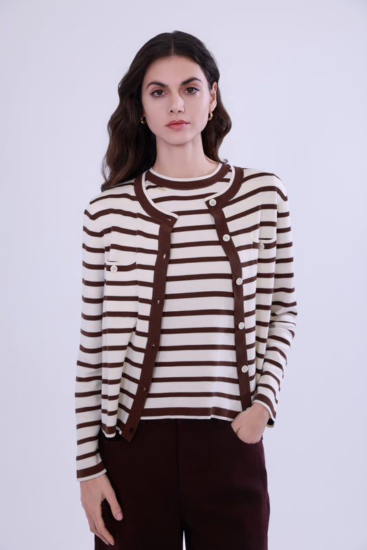 Cardigan - Completo maglia maniche corte e cardigan
