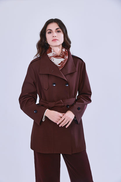 Trench impermeabile e antivento