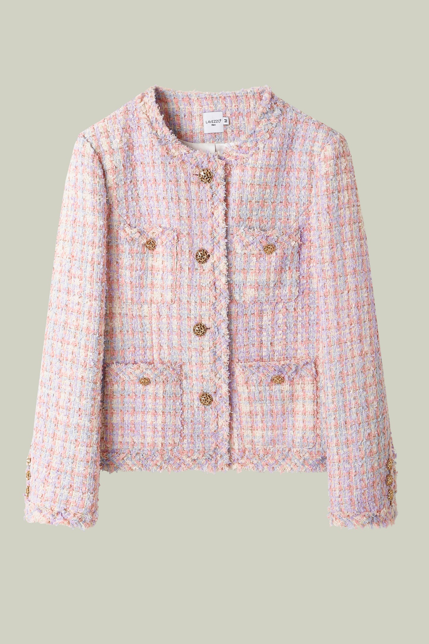 Giacca in tweed rosa
