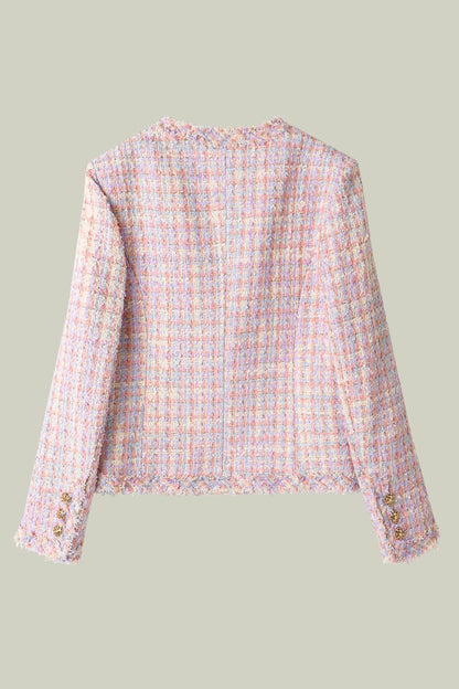 Giacca in tweed rosa