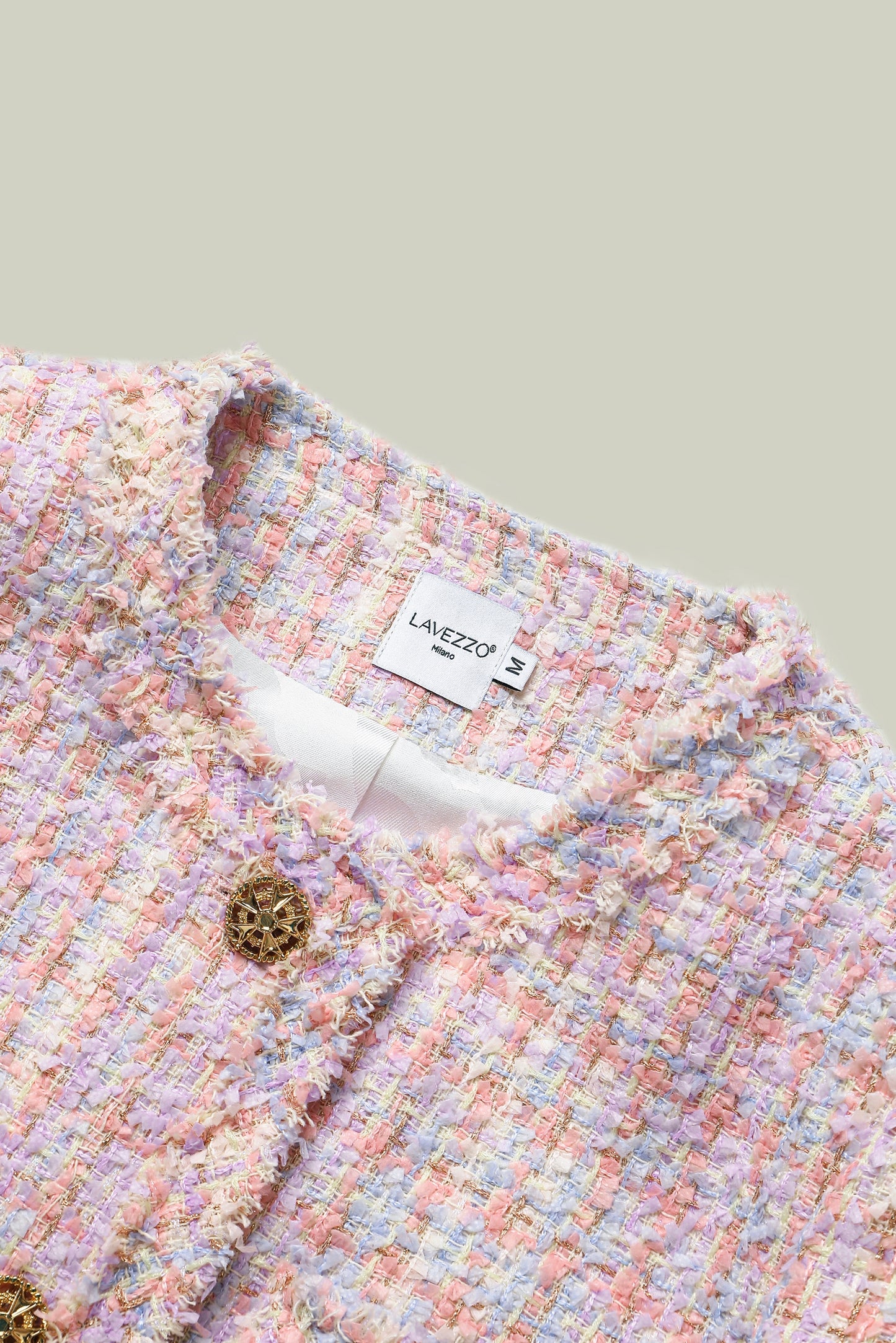 Giacca in tweed rosa