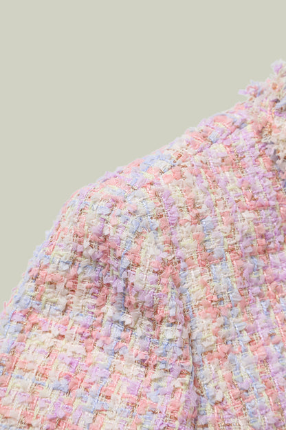 Giacca in tweed rosa