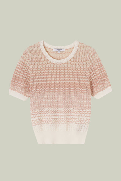 Wavy striped sweater 