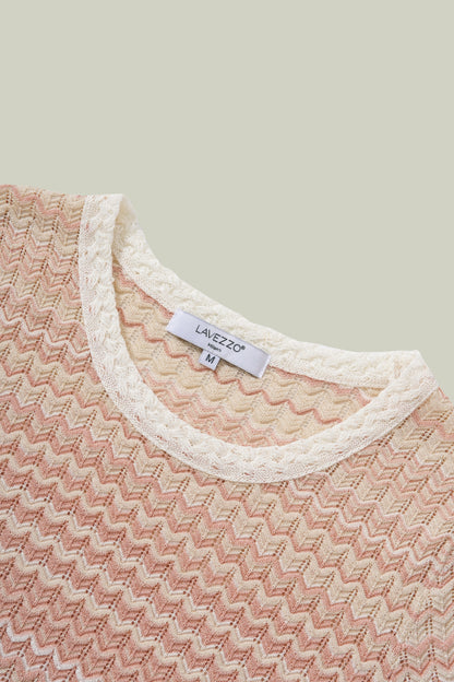 Wavy striped sweater 