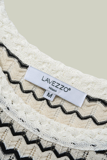 Wavy striped sweater 