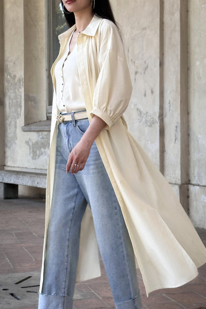 Abito trench beige