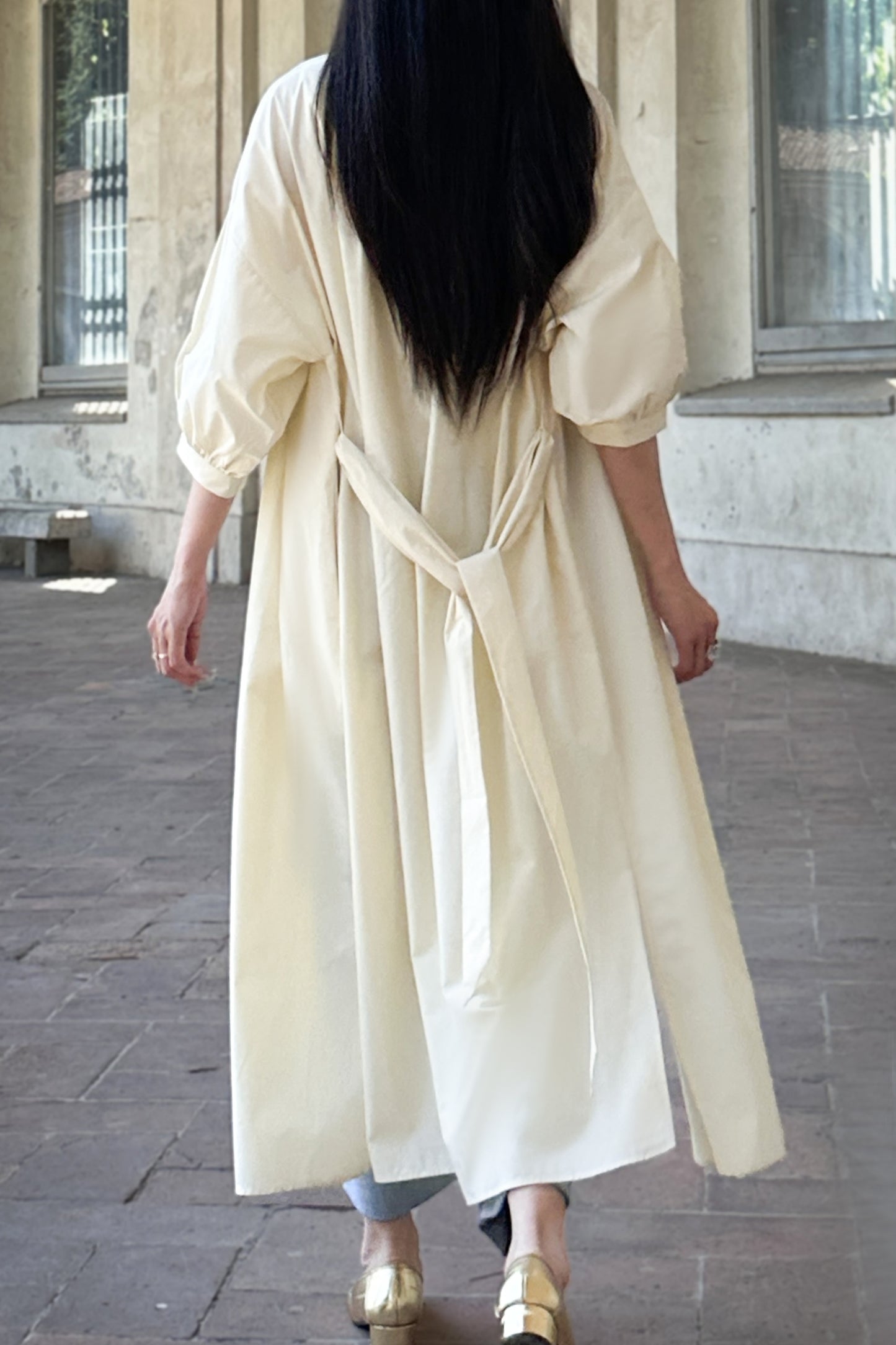 Abito trench beige