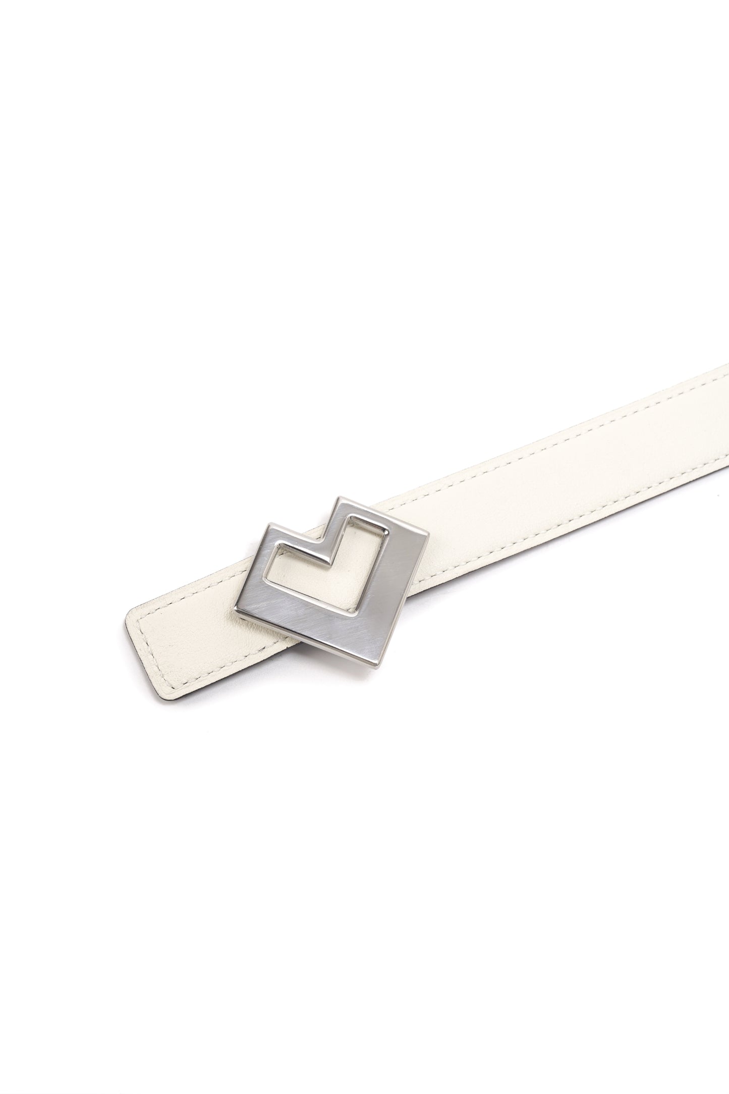 Reversible leather belt