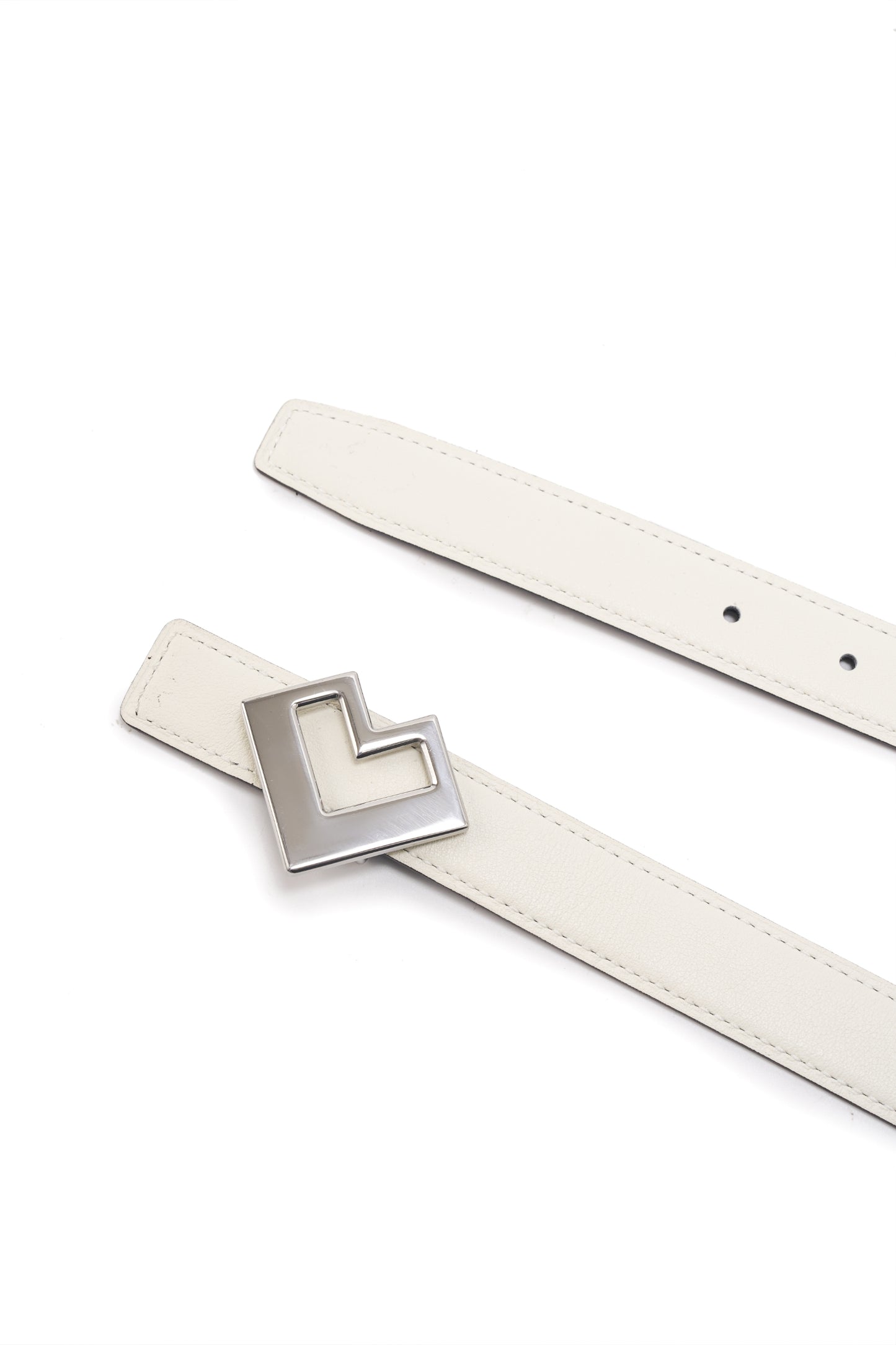 Reversible leather belt