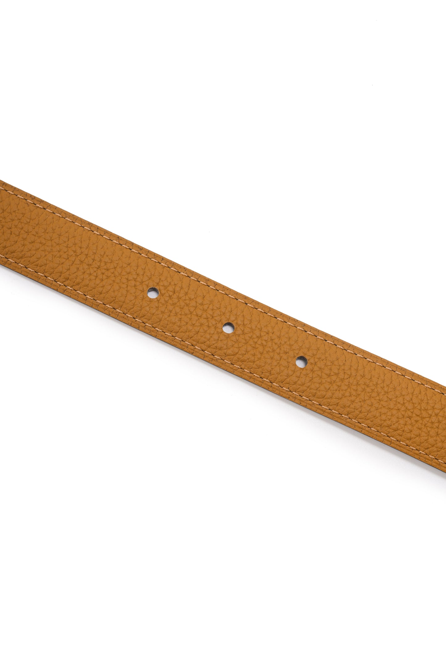 Reversible leather belt