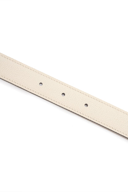 Reversible leather belt