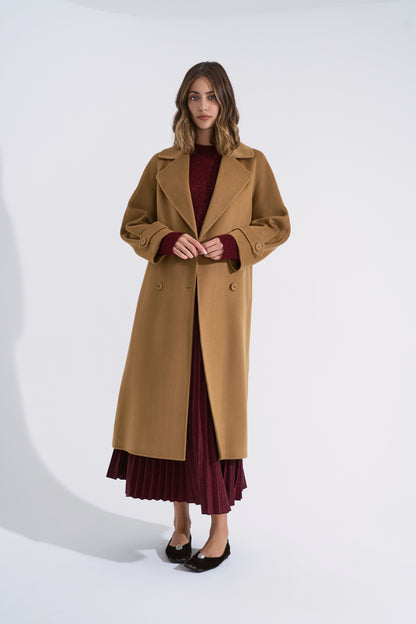 Cappotto misto lana e cashmere