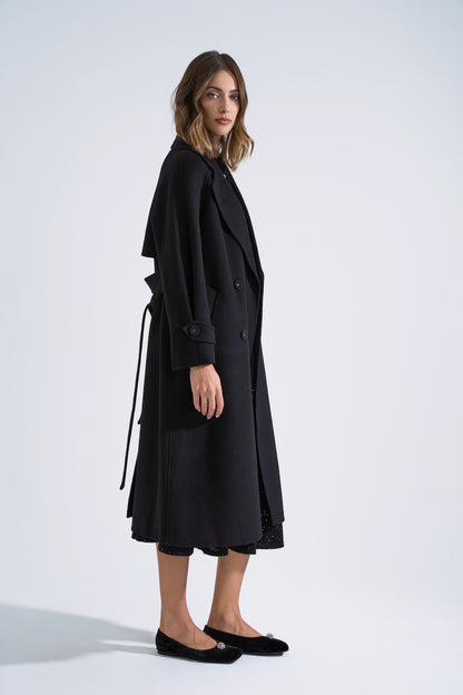 Cappotto misto lana e cashmere