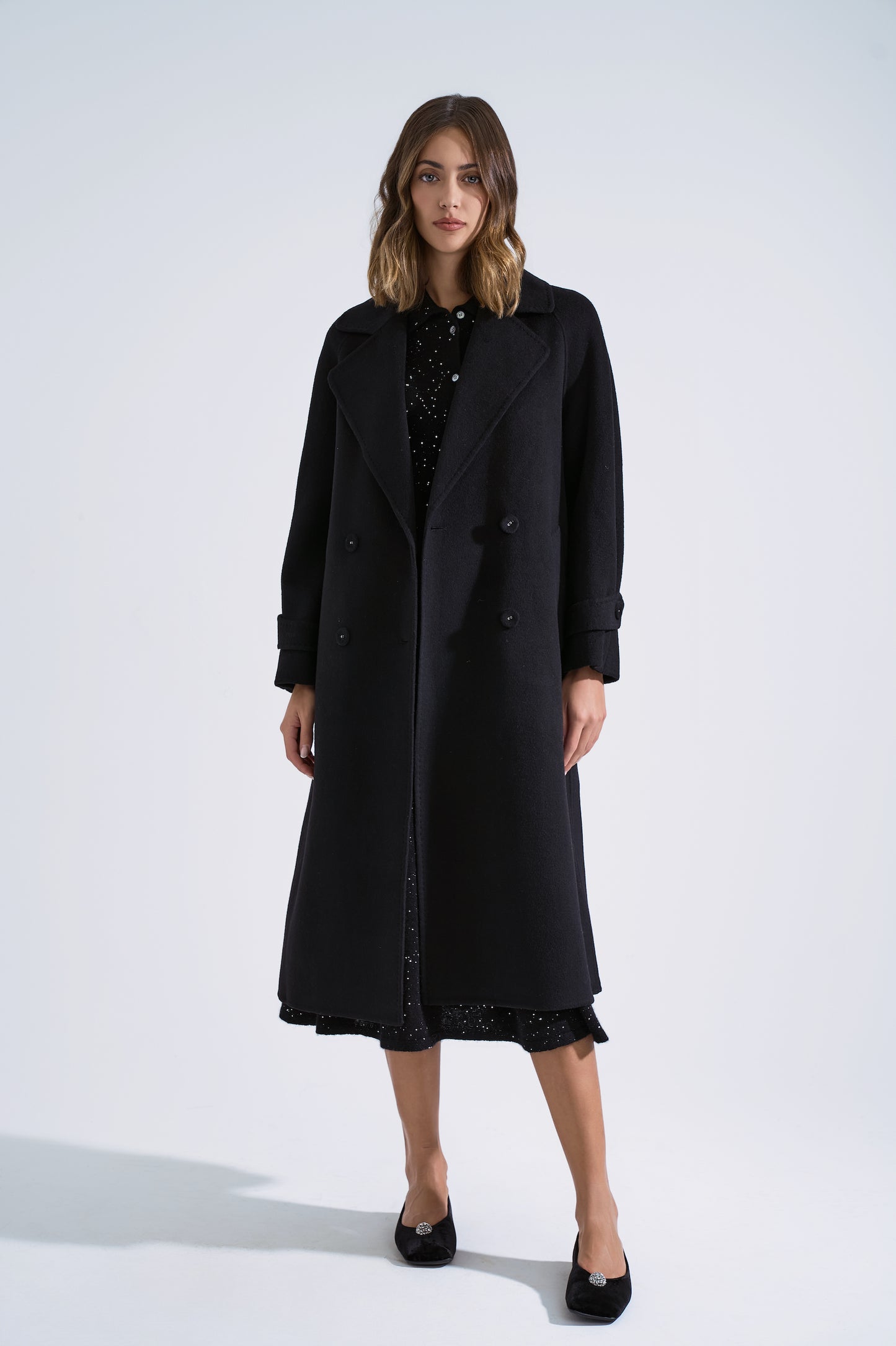 Cappotto misto lana e cashmere