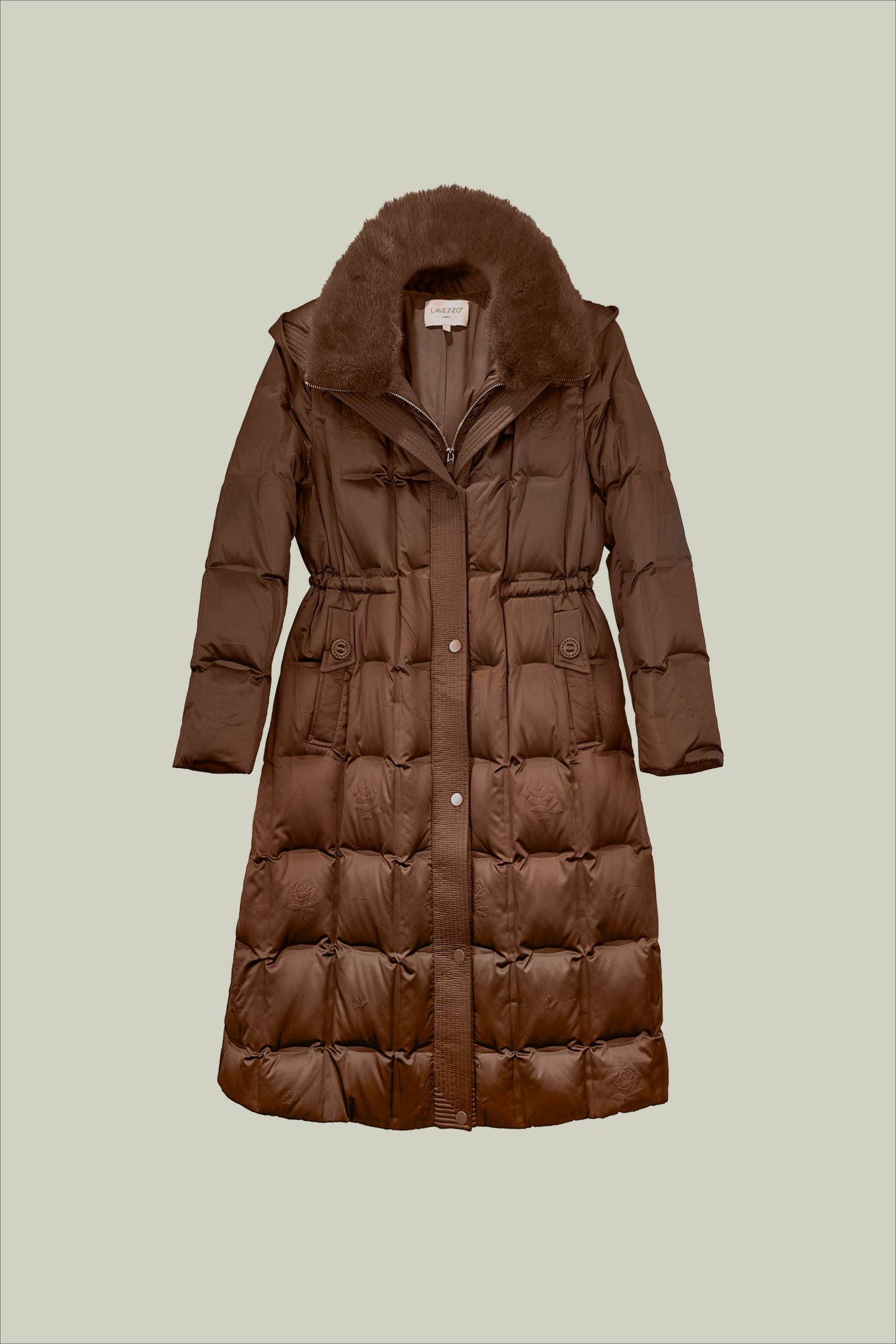Long down jacket