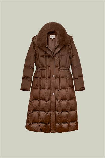 Long down jacket