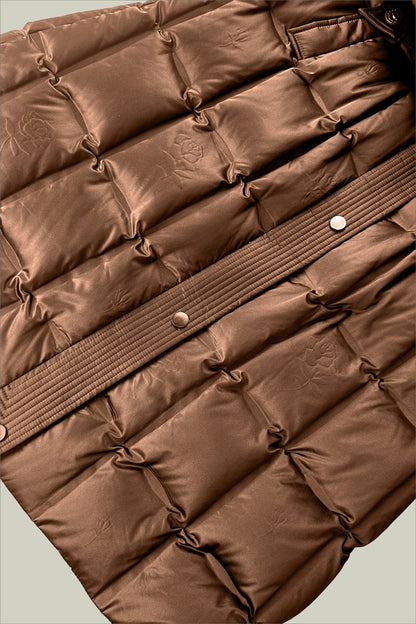 Long down jacket