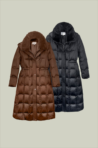 Long down jacket