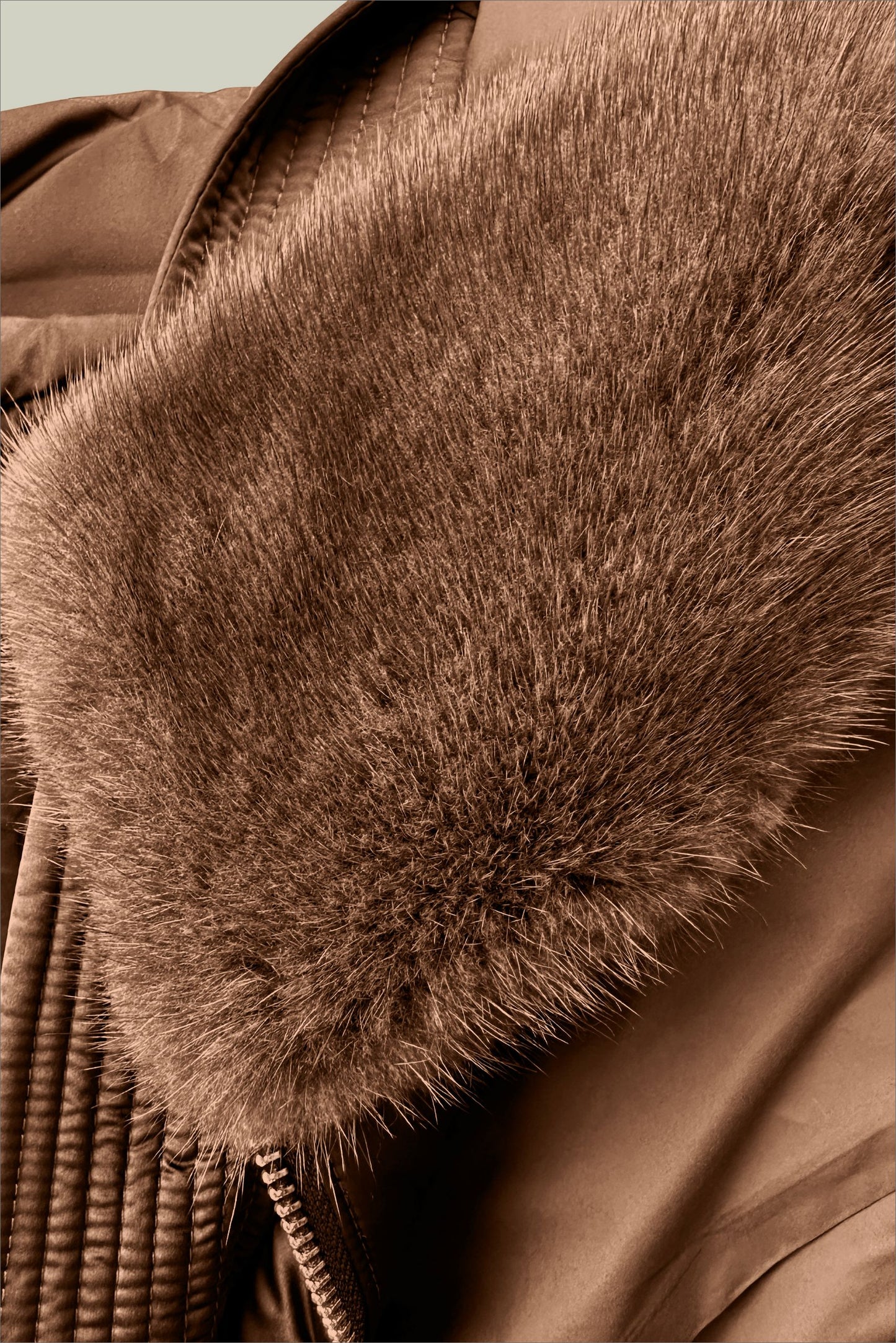 Long down jacket