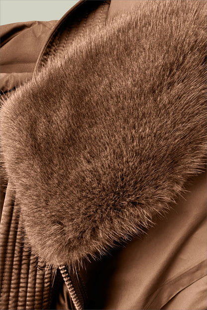 Long down jacket
