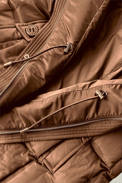 Long down jacket