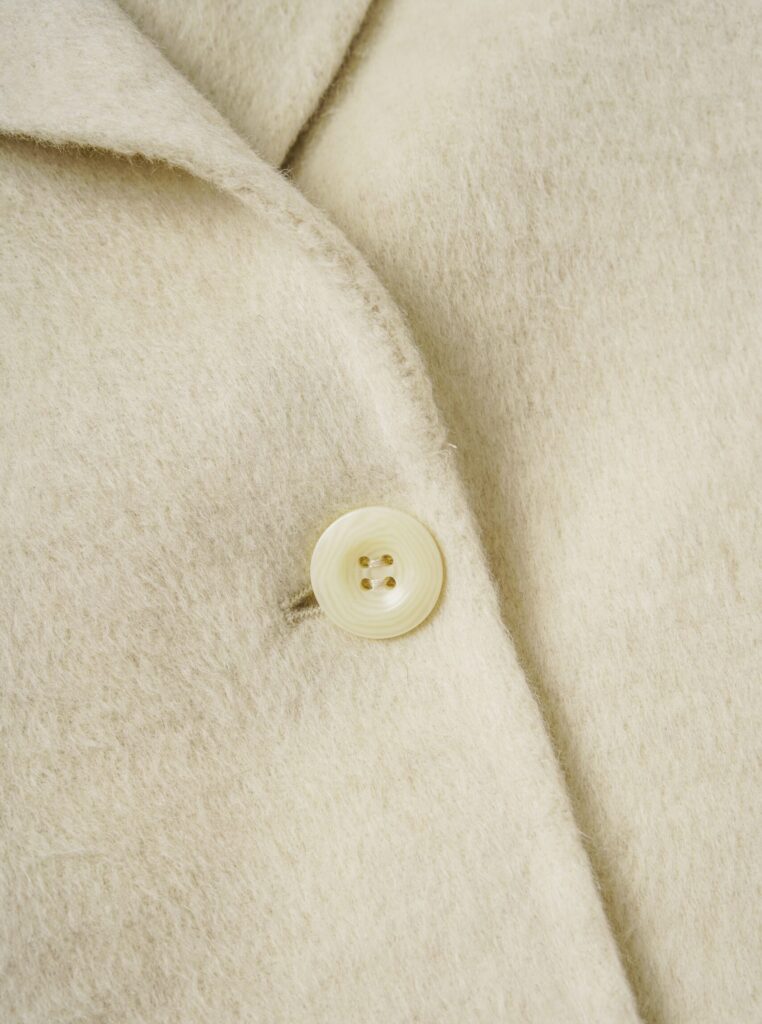Camel wool blend two-piece coatt