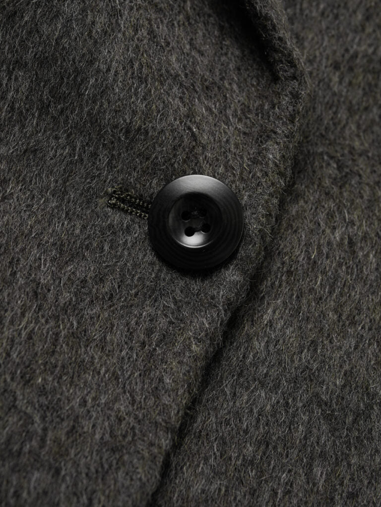 Camel wool blend two-piece coatt