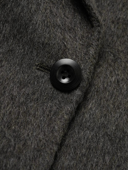 Camel wool blend two-piece coatt