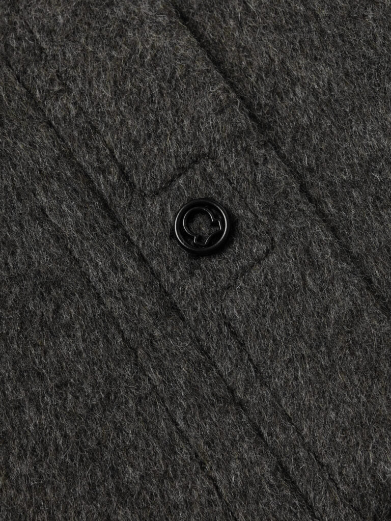 Camel wool blend two-piece coatt