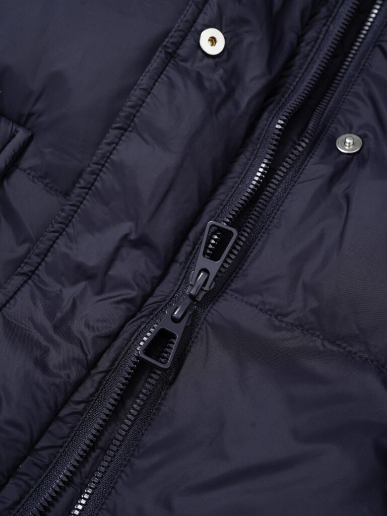  Wool & down mid-length coat
