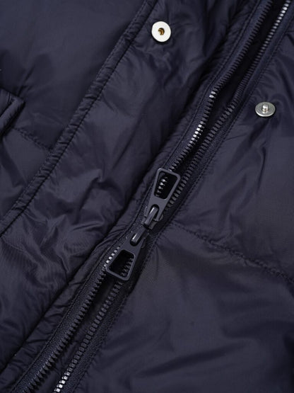  Wool & down mid-length coat