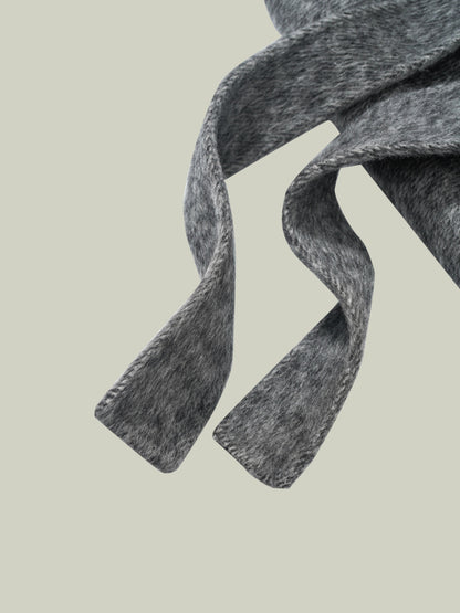  Toscana shearling trim wool-cashmere coat