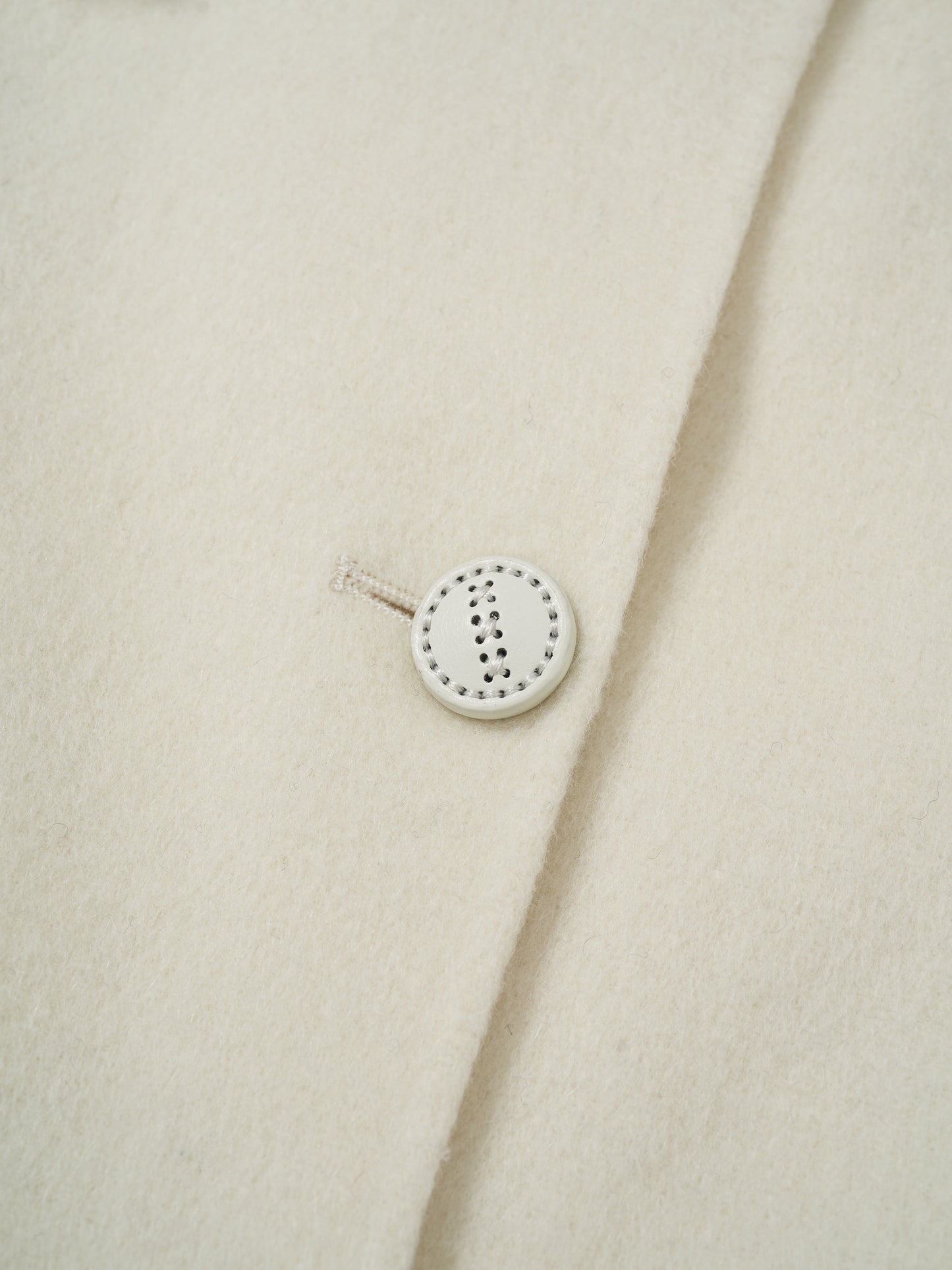  Toscana shearling trim wool-cashmere coat