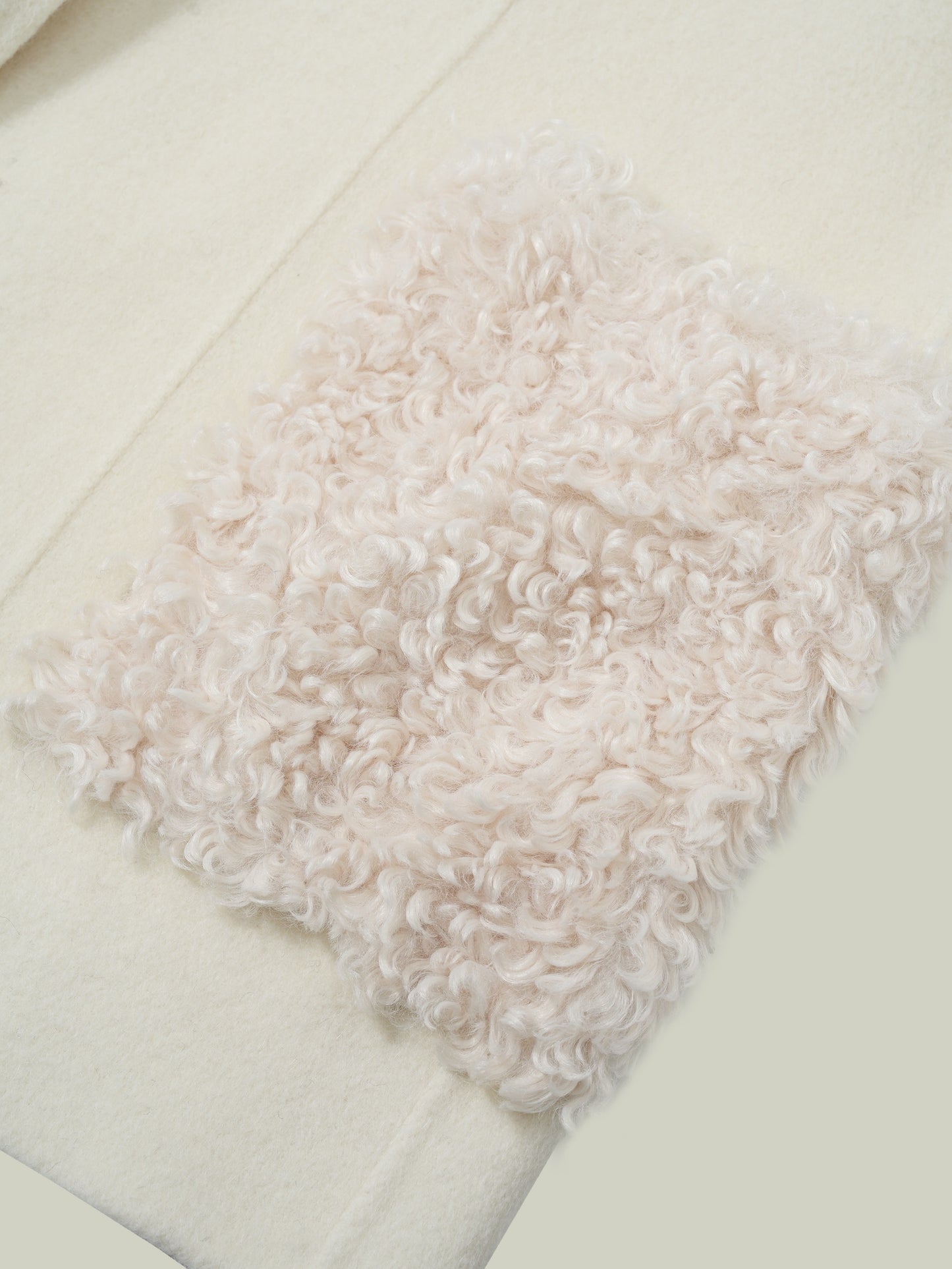  Toscana shearling trim wool-cashmere coat