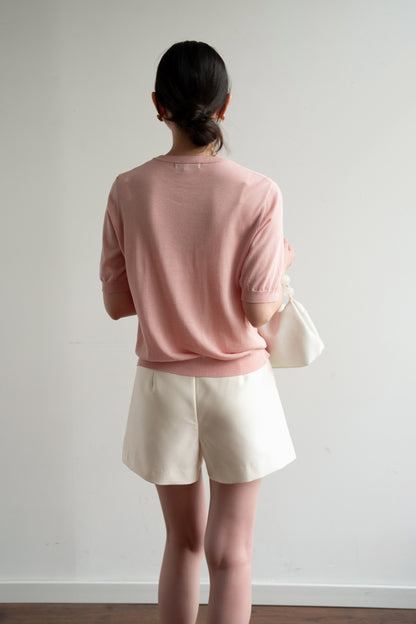 Cardigan maniche corte