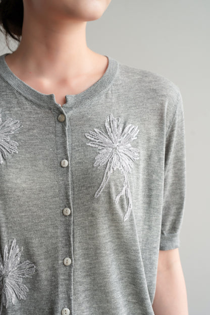 Cardigan maniche corte