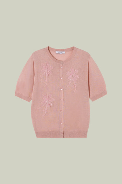 Cardigan maniche corte