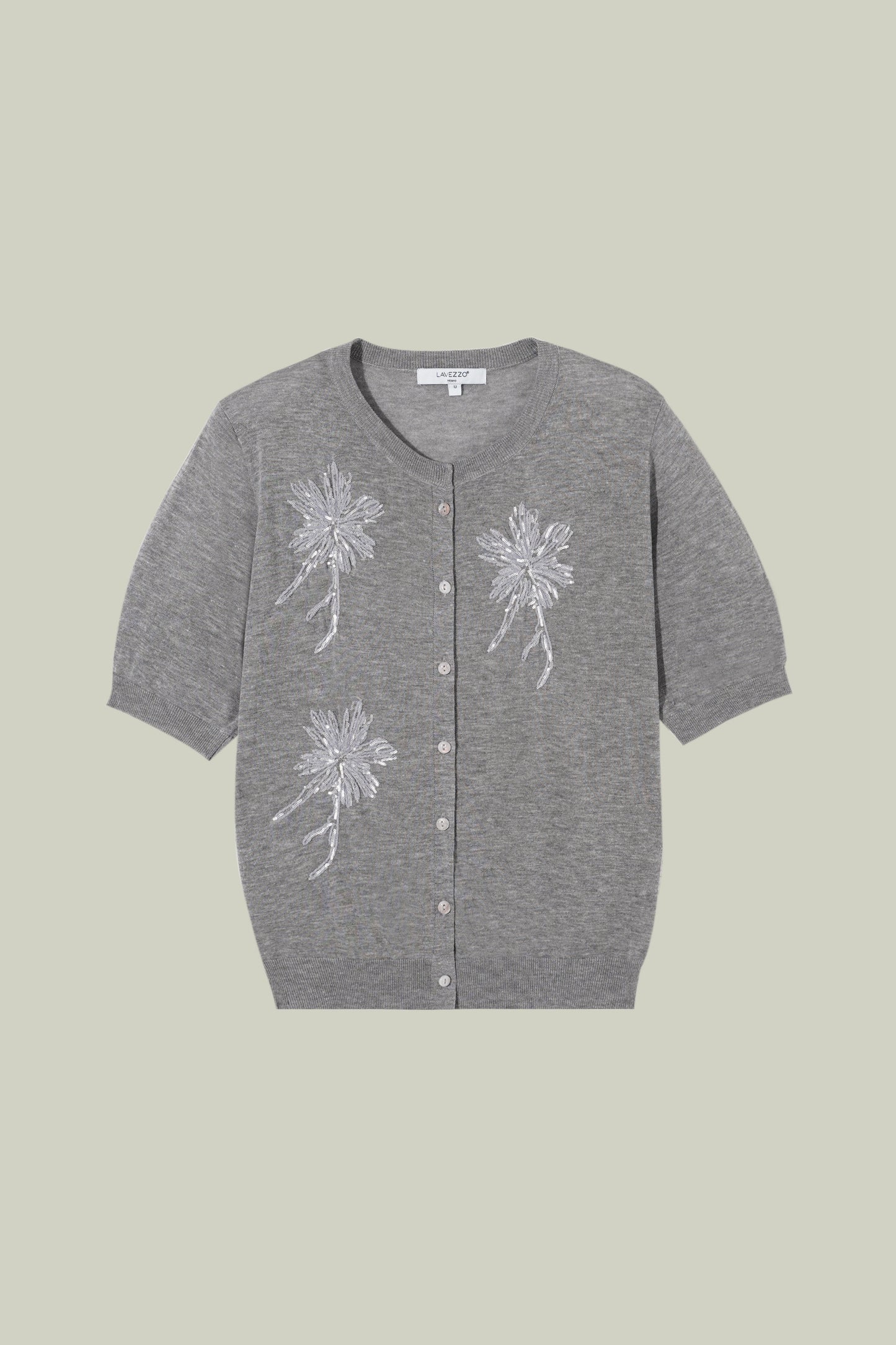 Cardigan maniche corte